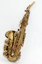 Eastern Music German Style Cognac Burvad sopransaxofon med gravering