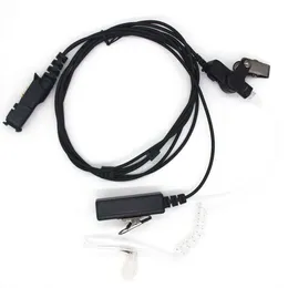 Xir headset P6600 auricolare per tubo acustico ad aria walkie-talkie