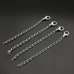 100pcs الفضة مطلي سلسلة القلادة extenderlobster clasp قانون الأزياء الدور هو تذوق سوار القلادة سلسلة ارتباط سلسلة 2637