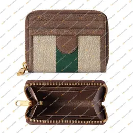 TOP 658552 OPHIDIA CARD CASE WALLET brand Womens wallets leather for women men285v