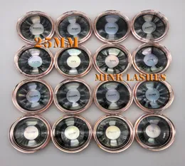 16 styles 5D Mink Hair 25mm False Eyelashes Thick Long Messy Cross Eye Lashes Extension Eye Makeup Tools4915722