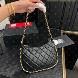 23b designer de luxo feminino meia lua saco hobo alça de couro alça de ombro axilas saco de ombro único bolsa de couro de alta qualidade