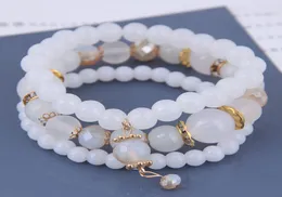 Bohemia Bracelet Beads Stone Bracelets For Women Crystal Beaded Pendant Charm Bracelets Jewelry Multilayer Bracelet 20192584653