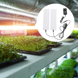 Grow Lights Light Lamp Indoor Plants Adapter Growing Aluminum Alloy Full Spectrum LED