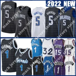 Custom Orlando''Magic''Paolo Banchero Penny Hardaway Basketball Jerseys Tracy McGrady Vince Carter Men City Retro Shirt Purple Blue White 20