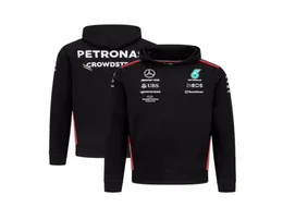 AMG Petronas 2023 Team Hoodie Black 2023 AMG Team MENS Lewis Hamilton T Shirt Tee BLACK AMG PET2160890