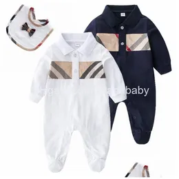 Strampler Born Baby Mädchen und Junge Strampler Kurzarm Baumwolle Overalls Kinder Kleidung Marke Brief Drucken Infant Drop Lieferung Mutterschaft Dhl64