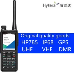 Walkie Talkie Hytera HP785 Two Way Radio Digital Analog Explosion Proof Noise Reduction GPS IP68 UHF400-470MHz VHF136-174MHz