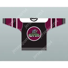 Custom Bashemath 66 Leonardo Reapers Street Hockey Jersey New Top Sched S-M-L-XL-XXL-3XL-4XL-5XL-6XL