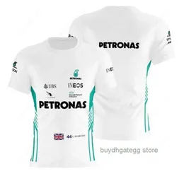 Herr t-shirts 2023/2024 New F1 Formel One Racing Team Petronas Motorsport bil fans sommar snabb torr andas tröjor wkt0