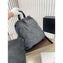 designer bag Denim Shopping Tote backpack Travel Designer Woman Sling Body Bag Most Expensive Handbag with Silver Chain Gabrielle Quilted luxurys handbags44H