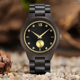 Wristwatches Wooden Watches Unisex Natural Vintage Quartz Wood Watch Band Adjustable