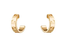 Titanium Steel Gold Screw Love Stud Earrings for Women Girls Jewelry Brincos Boucle d039oreille Pendientes Ear Jewelry8424129