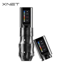 Macchina per tatuaggi XNET EXO Professional Wireless Rotaty Pen Potente motore Coreless Capacità della batteria 2400mAh per Artista 231201