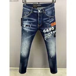 DSQUARED2 DSQ2 Вы dsquare d2 dsq PHANTOM TURTLE Herren-Jeans, Luxus-Designer-Jeans für Herren, schmal, zerrissen, cooler Typ, lässiges Loch, Denim, modische Marken-Passform, Jeans