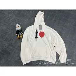 Stylish texture with hoodie Chaopai Family B 24FW Autumn and Winter New Qixi Limited Love Right Edition Couple Casual Hooded Sweater Coat