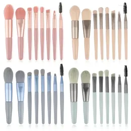 Makeup Brushes 8Pcs Professional Set Cosmetic Powder Eye Shadow Foundation Blush Blending Concealer Beauty Make Up Tool