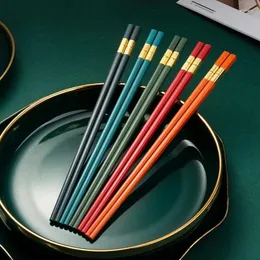 Chopsticks Household Alloy Japanese Pointed Cooking One Person