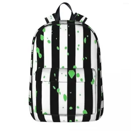 Backpack Beetlejuice Background Asthetic Backpacks Boys Girls Bookbag Students School Bags Kids Rucksack Laptop Shoulder Bag