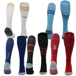 2023 2024 Sports Socks AC Real milanS BarcelonaS City Psgs MADRIDS napoli SON kane Miami Bayern Al Nassr Mbappe 23 24 home soccer adult Kids Knee Thick football