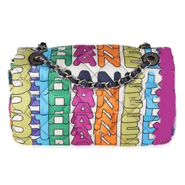 10A Graffiti Torby Rainbow Bag Designer 2023 Luksusowa najlepsza marka moda torebki na ramię Wysokiej jakości łańcuchy nici łańcucha torba torebka torebki krzyżowe portfele białe