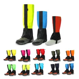 Gaiters açık yürüyüş legging gaiters su geçirmez bacak kapakları kamp tırmanma kayak çöl botları ayakkabı kar gaiters bacakları koruma 231201