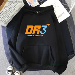 Mens Hoodies 2023/2024 New F1 Formula One Racing Team Sweatshirts Daniel Ricciardo Dr3 Mclaren Pullover Y2k Clothes Unisex Men Streetwear Harajuku Hoody Women F5ol