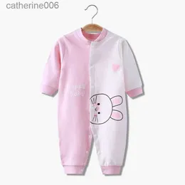 Clothing Sets 3m-24m Baby Costume Newborn Jumpsuit Red M Beans Baby Girl Onesie Long Sleeve Round Collar Spring/autumn Clothes RomperL231202