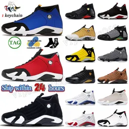 Jumpman 14 Basketball Shoes OG J14 Sneakers Designer Size 13 Laney Gym Red Black White Last Shot 14s Light Ginger Particle Grey Mens Trainers Outdoor Shoe