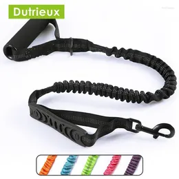 Dog Collars Scalable Pet Medium And Large Traction Rope Nylon Round Reflective Explosion-proof Small Belt Harness
