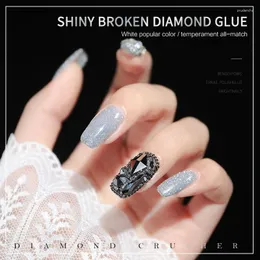 Nail Gel 12 Colors UV Polish Diamond Glitter Sequins Soak Off Varnish Color DIY Art
