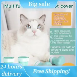 Cat Costumes Claw Protector Bath Feeding Bathing Shoes Foot Cover Anti-Scratch For Cats Pet Grooming Silicone Nail Boots