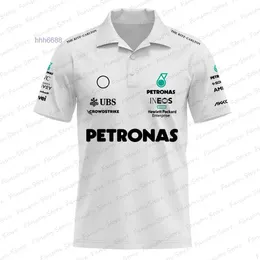 Men's T-shirts 2023/2024 New F1 Formula One Racing Team Polos Fan Summer Polo Shirt Sweatshirt Lewis 44 George 63 Driver Of3u