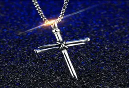 fashion accessory Jesus titanium steel necklace men's pendant necklace religious faith pure steel with chain drop shipping1849958