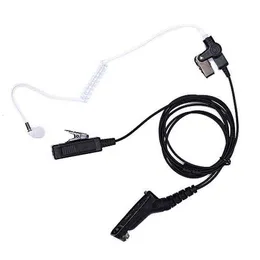 Wire Surveillance Kit 2 Caroo Eeapiece Headset med PTT MIC för Motorola MTP850 XPR 6350 6550 7380 7350 7550 7580 APX 6000 4000 8000 7000