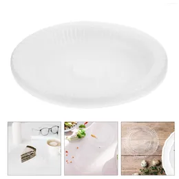 Disposable Dinnerware 10 Pcs Dinner Delicate Snacks Tray Fruit Container Handle The Dish Candy Serving Multi-function Holder