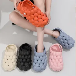 US4,5-11,5 Damen Clogs Hausschuhe 7 Farben Niedliche Bubble Ball Sandalen Sommer Indoor Massage EVA Slides Outdoor Closed Toe Fashion Strandschuhe