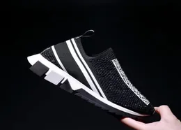 2022 Sell Unisex Womens Mens Sneakers Diamond Casual Mesh Shoe Women Men Stretch Knit Socks Shoes Boots 35462307904