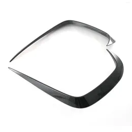 Car Organizer Carbon Fiber ABS Front Fog Light Trim Bezel Cover Stickers For BYD ATTO 3 Yuan Plus 2023