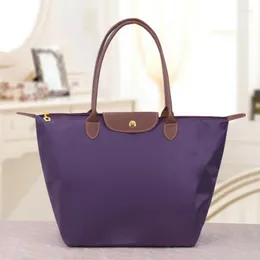 Borse da sera Borsa classica portatile pieghevole per gnocchi di alta qualità Borsa da viaggio leggera da donna Borsa a tracolla in nylon impermeabile Grande