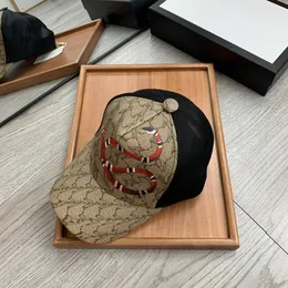 2024SS Designers Mens Caps de beisebol Tiger Chefe Hats Bee Snake Bordado Men Women Women Sun Hat Sports Mesh Cap #0812