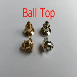 Boll Top Locking Lapel Badge Pin Keepers Backs Class Lipes Savers Holder smycken Hitta broscher Fit Military El Hat Club P340N