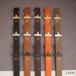 Odwracalny pasek męski damskie projektanty pasek list klamra klamra ceinture de lukse homme kobieta mężczyzn w pasie dwustronna szerokość 38 mm aaaa1.1