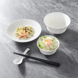 Teaware Sets One Person A Chopsticks Bowl Scoop Of Special Set Household Ceramic Eating Tableware Rice