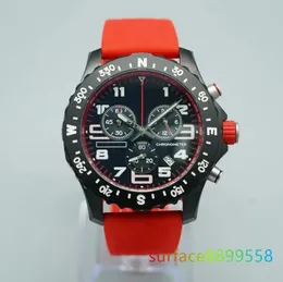 U1 Top AAA Bretiling Роскошные мужские часы Япония SuperQuartz Endurance Pro Хронограф Navitimer Avenger Hurricane Red Rubber 1884 Часы Сапфировые наручные часы