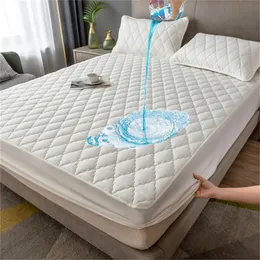 Bedding sets Waterproof Fitted Sheet Quilted Mattress Cover Protector for Old Child Twin Full Quuen King Size 160 200 231202