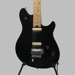 fábrica Ernie Ball Music Man EUA Axis E VH Tribute - Floyd Rose Trans Black Quil Guitarra Elétrica