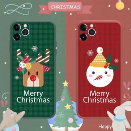 iphone silicone phone case for 11 pro max soft liquid allround camera protective christmas mobile cover for iphone 12 samsung note 20 ultra