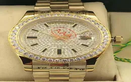 2020 41mm diamond Outer Ring Diamond Dial luxury automatic mechanical sports watch 316 steel presidential calendar watch5451774