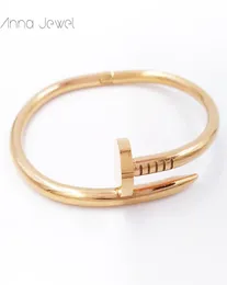 hot Classic Designer Charm Bracelets jewelry alloy gold Nail bangle fashion Jewelrys kartier Luxury design bracelet for women birthday gifts wedding party1269849